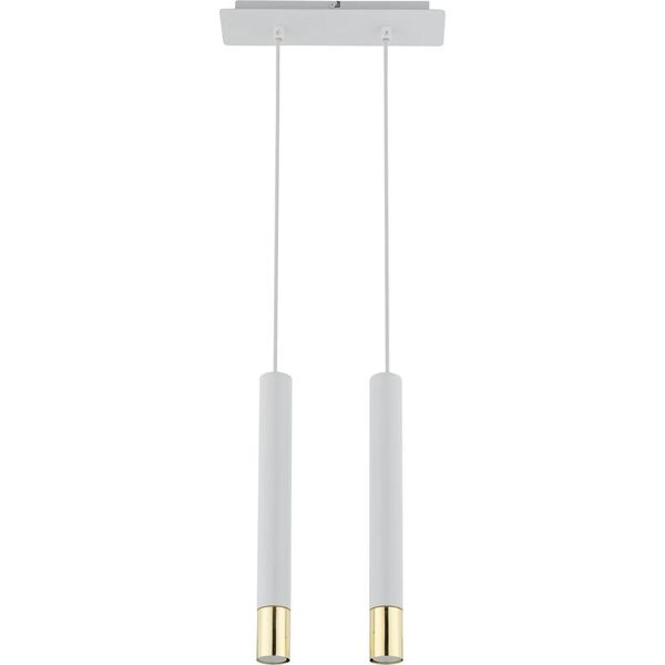 Lampa wisząca Sigma Minimalistyczna lampa wisząca Sopel Grand 33387 hol biała złota