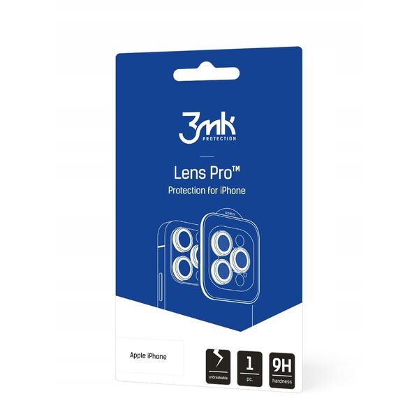 3mk Lens Protection Pro Silver pro Apple iPhone 17 Pro /17 Pro Max