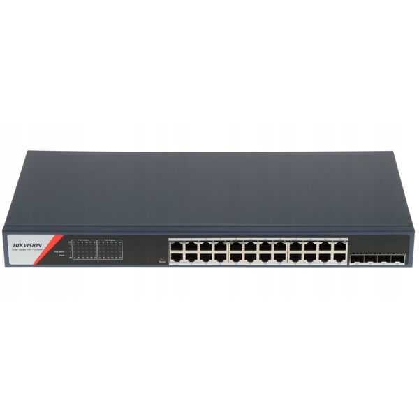 SWITCH POE DS-3E1528P-SI-24P4F 24-PORTOWY SFP Hikvision