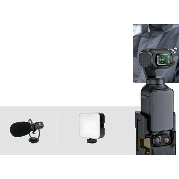 Mocowanie Uchwyt MagSafe Magnes do Telefonu iPhone na DJI Osmo Pocket 3 / JJC / EA-OP3MS