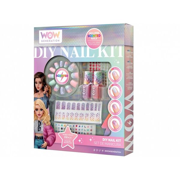 Zestaw do manicure z pachnącymi tipsami Kids Euroswan