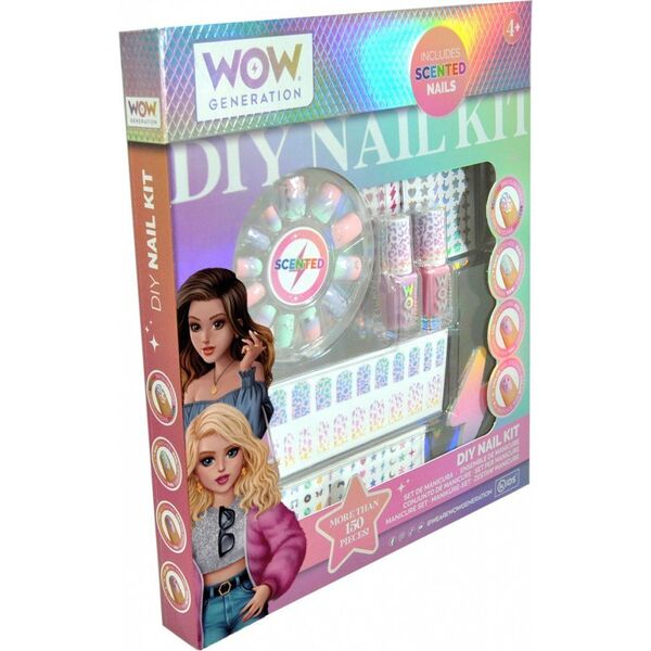 Zestaw do manicure z pachnącymi tipsami Kids Euroswan