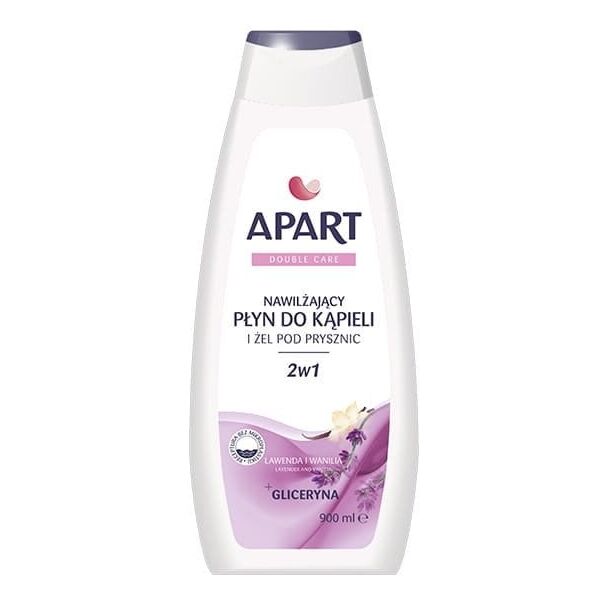Apart Natural Double Care żel pod prysznic i płyn do kąpieli 2w1 Lawenda i Wanilia 900ml