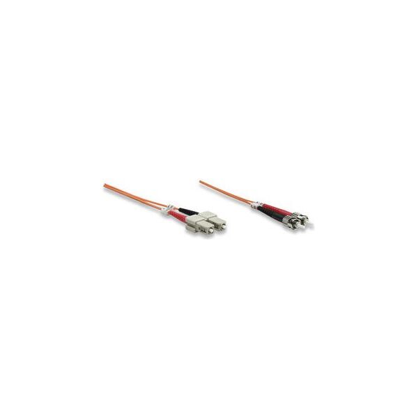 Intellinet Network Solutions Patchcord światłowodowy OM2 50/125 MM ST-SC Duplex 2m (470117)