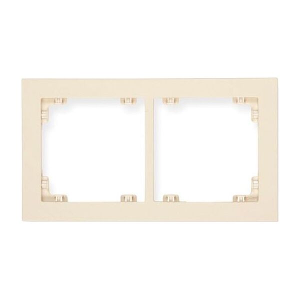 Karlik Deco Ramka Uniwersalna Podwójna Beżowa (1dr-2)