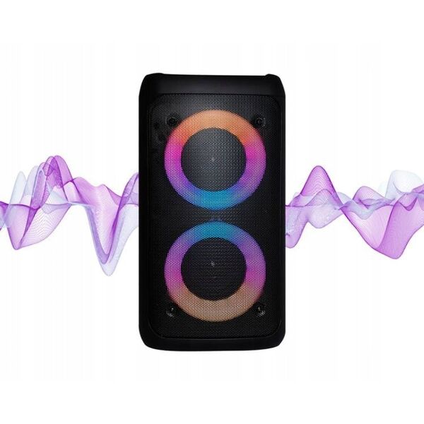 RGB GŁOŚNIK BLUETOOTH LTC 2X3`` USB/SD/AUX 4000MAH LXPA3313