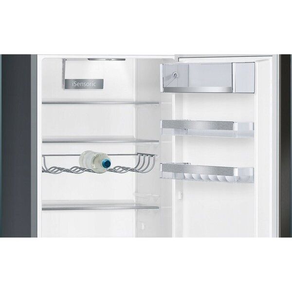 Lodówka Siemens Siemens fridge / freezer combination KG39E8XBA IQ500 B black