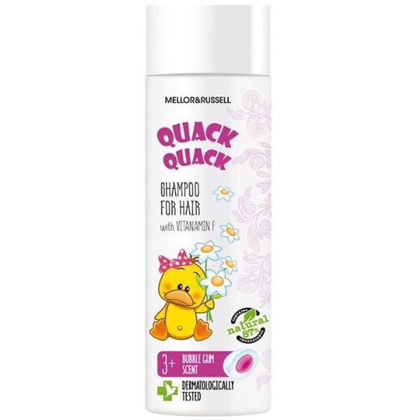 Παιδικό σαμπουάν με βιταμίνη F Mellor And Russell Quack Quack, 200 ml