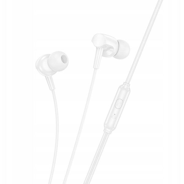 Słuchawki przewodowe douszne Jack 3,5 mm Hoco M112 białe