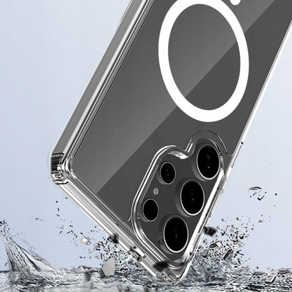 Etui Armor MagCase do Samsung S24 Ultra MagSafe przezroczyste
