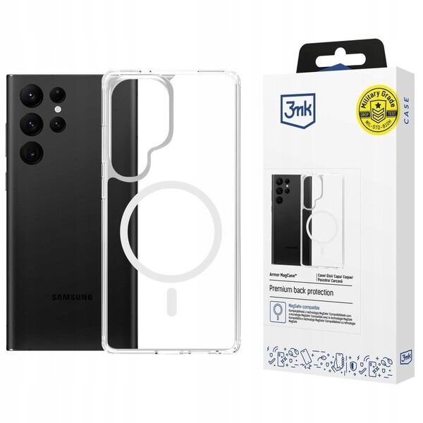 Etui Armor MagCase do Samsung S24 Ultra MagSafe przezroczyste