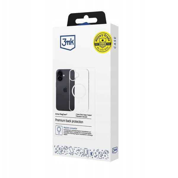 Etui Armor MagCase do iPhone 16 Plus MagSafe przezroczysty