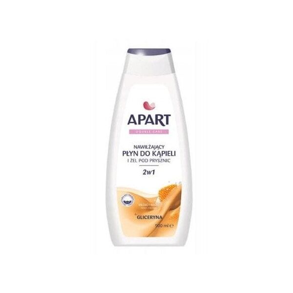 APART NATURAL_Double Care żel pod prysznic i płyn do kąpieli 2w1 Mleko i Miód 900ml