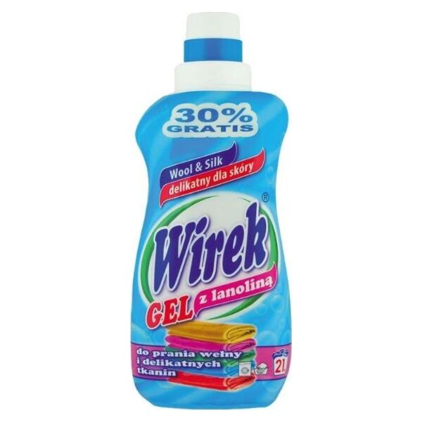 Płyn do płukania Wirek WIREK ?EL Z LANOLIN? DO PRANIA WE?NY 1 L - 412411
