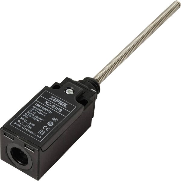 Διακόπτης ορίου TRU COMPONENTS XZ-9/109 250 V AC 10 A Ελατηριωτός ράβδος στιγμιαίος IP65 1 τεμ.