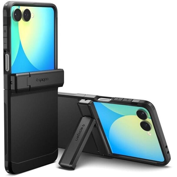 ETUI MAGSAFE SPIGEN DO GALAXY Z FLIP 7, Czarne, Wytrzymałe, Premium Case