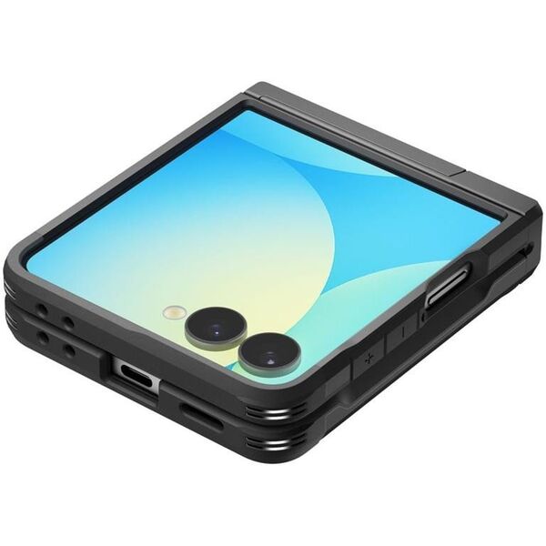 ETUI MAGSAFE SPIGEN DO GALAXY Z FLIP 7, Czarne, Wytrzymałe, Premium Case