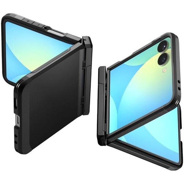 ETUI MAGSAFE SPIGEN DO GALAXY Z FLIP 7, Czarne, Wytrzymałe, Premium Case