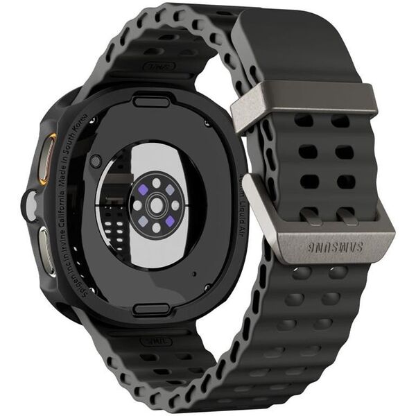 OBUDOWA SPIGEN DO SAMSUNG GALAXY WATCH 8 40 mm, Czarne Etui, Nakładka
