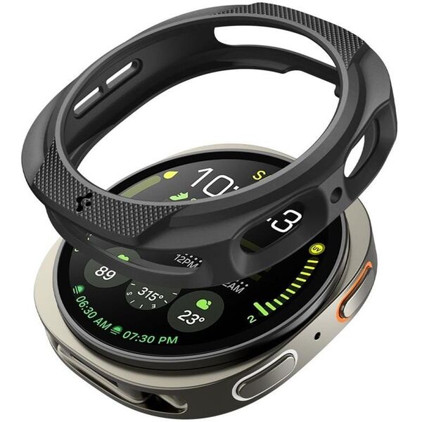 OBUDOWA SPIGEN DO SAMSUNG GALAXY WATCH 8 40 mm, Czarne Etui, Nakładka