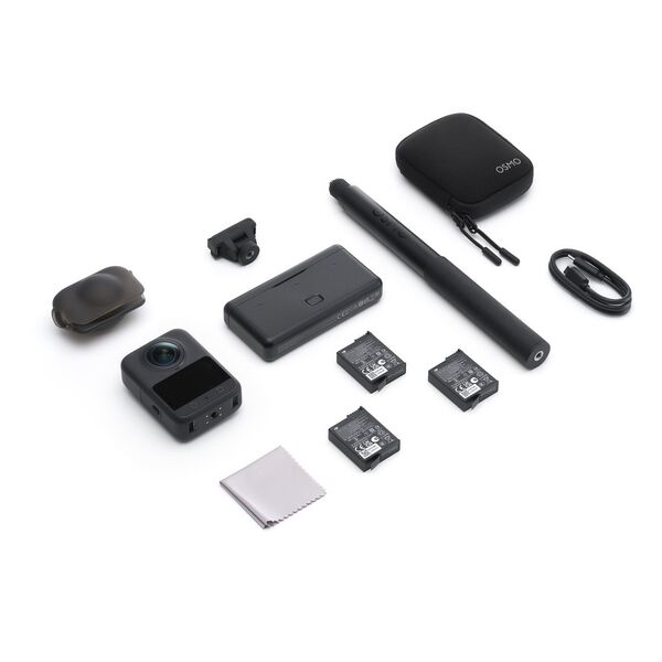 DJI Osmo 360 aparat do fotografii sportowej 120 MP 8K Ultra HD CMOS 25,4 / 1,1 mm (1 / 1.1") Wi-Fi 183 g