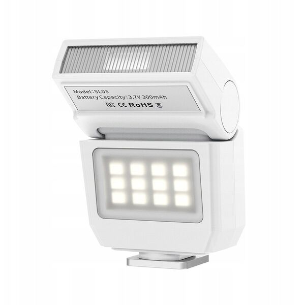 Lampa Błyskowa + Panel Led Ulanzi Sl03 Gn8 Stopka Iso Aparat Kamera Telefon / Sl03 Spark Lite / L199