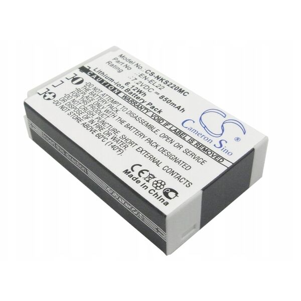 Akumulator Bateria Typu En-el22 Enel22 Do Nikon 1 J4 S2 J 4 S 2 Cameronsino / Cs-nks220mc