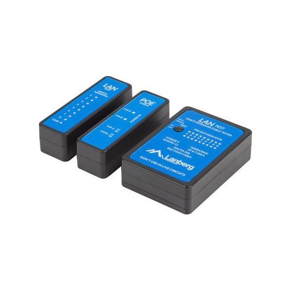 Lanberg Tester kabli POE / RJ-45 / RJ-11 / Coaxial (NT-0404)