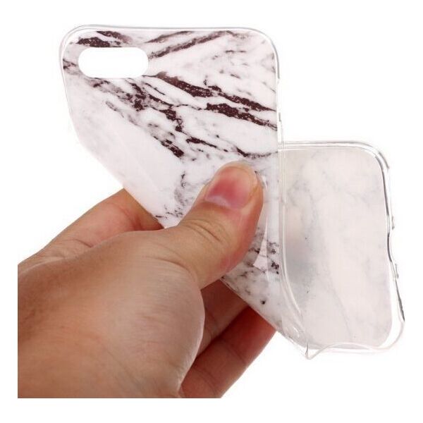Wozinsky Wozinsky Marble żelowe etui pokrowiec marmur Xiaomi Redmi 8A różowy uniwersalny
