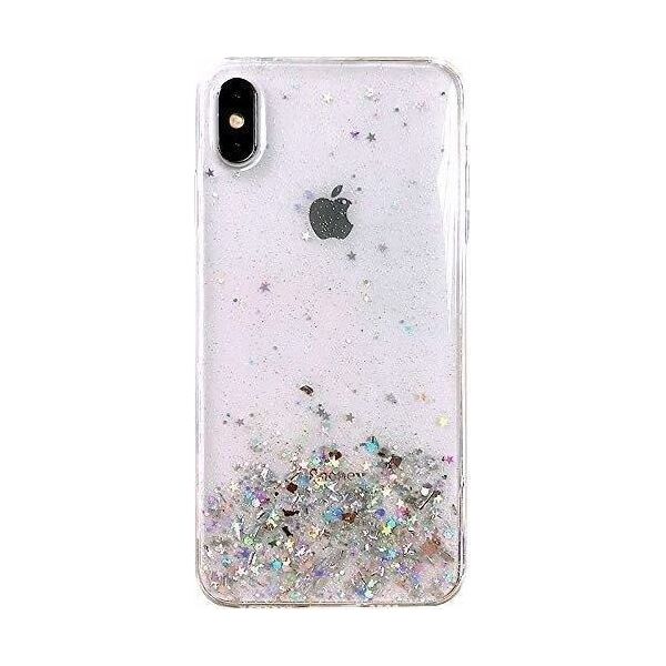 Wozinsky Wozinsky Star Glitter błyszczące etui pokrowiec z brokatem Samsung Galaxy A42 5G przezroczysty