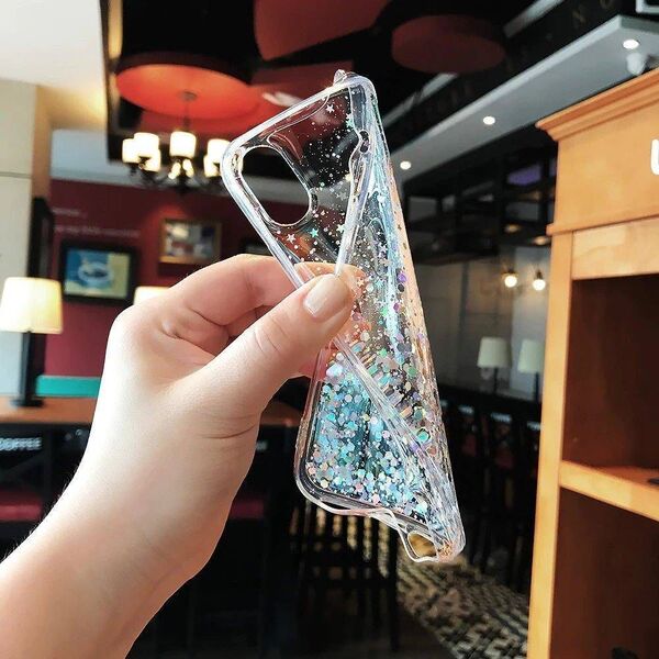 Wozinsky Wozinsky Star Glitter błyszczące etui pokrowiec z brokatem Samsung Galaxy S21+ 5G (S21 Plus 5G) różowy
