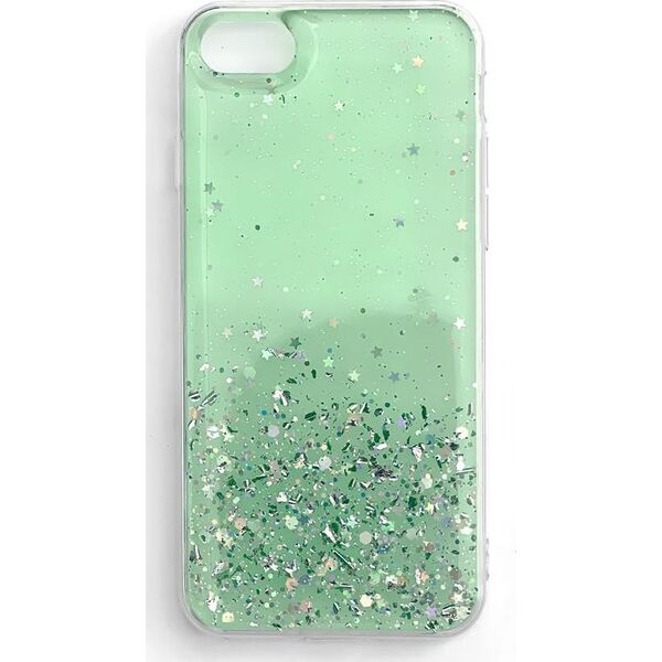 Wozinsky Wozinsky Star Glitter błyszczące etui pokrowiec z brokatem Xiaomi Redmi K40 Pro+ / K40 Pro / K40 / Poco F3 zielony