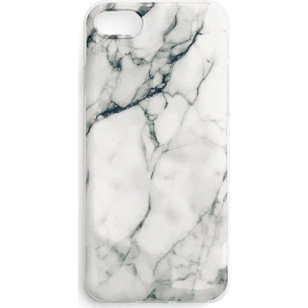 Wozinsky Wozinsky Marble żelowe etui pokrowiec marmur Samsung Galaxy S22 Ultra biały