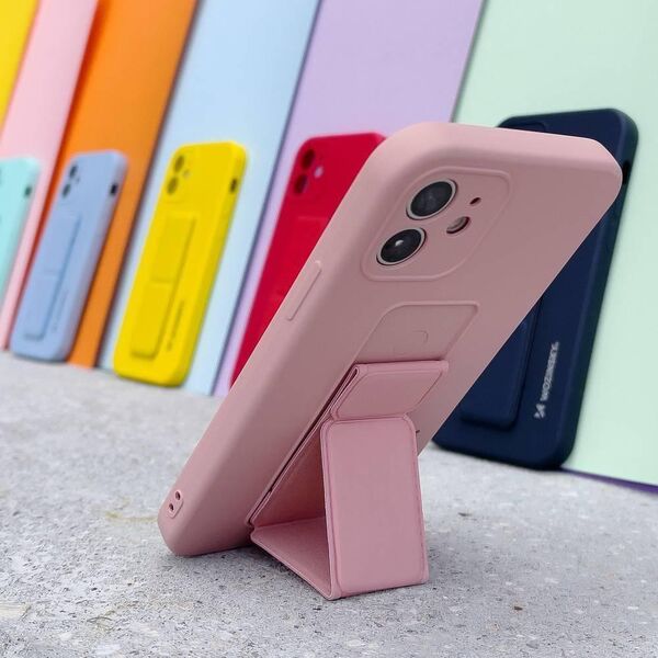 Wozinsky Wozinsky Kickstand Case silikonowe etui z podstawką etui Samsung Galaxy A13 5G czerwone