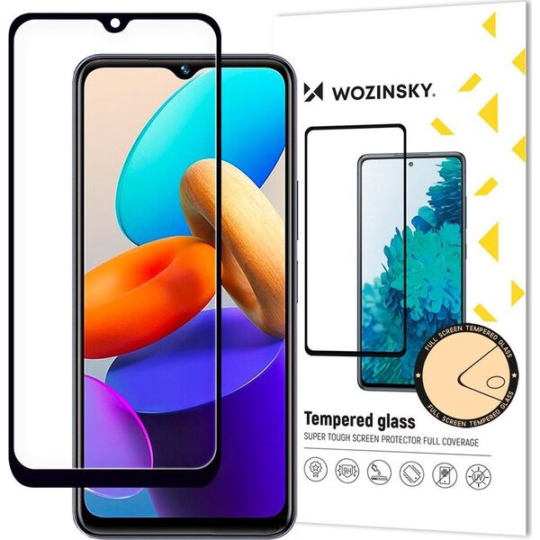 Wozinsky Wozinsky Full Glue szkło hartowane Vivo Y35 / Y22 / Y22s na cały ekran z ramką czarny (case friendly)
