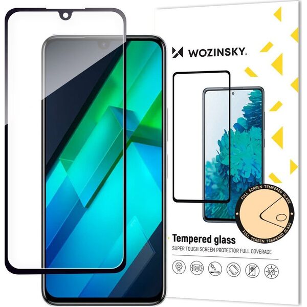 Wozinsky Wozinsky Full Glue szkło hartowane Infinix Note 12 G96 na cały ekran z ramką czarny (case friendly)