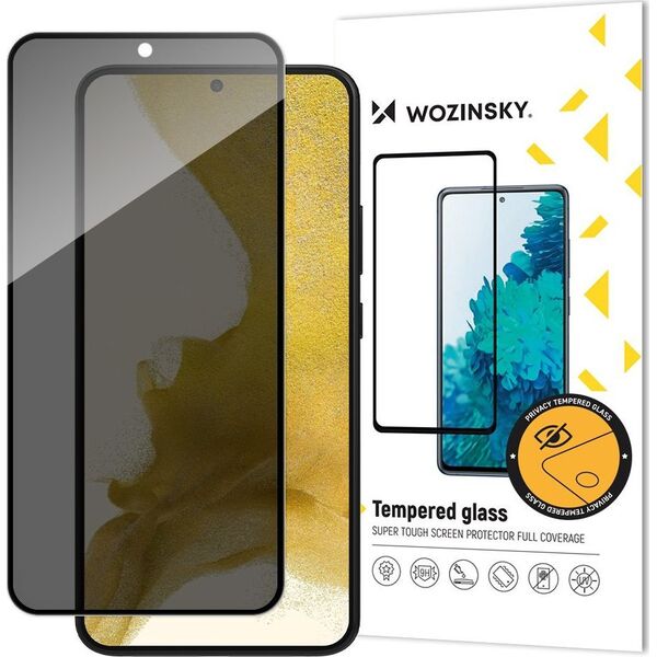 Wozinsky Wozinsky Privacy Glass szkło hartowane Samsung Galaxy S22 z filtrem Anti Spy prywatyzujące