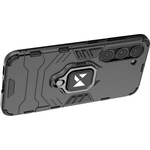 Wozinsky Wozinsky Ring Armor etui Samsung Galaxy S23+ pancerny pokrowiec uchwyt magnetyczny ring czarne