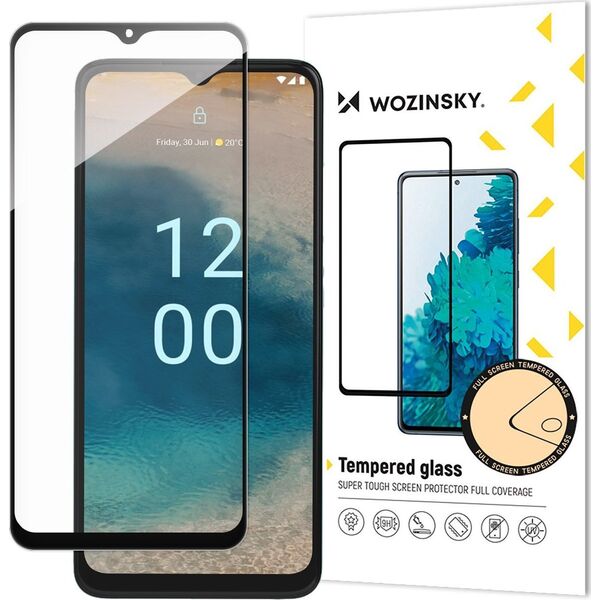 Wozinsky Wozinsky Full Glue Tempered Glass szkło hartowane do Nokia G22 9H na cały ekran z czarną ramką