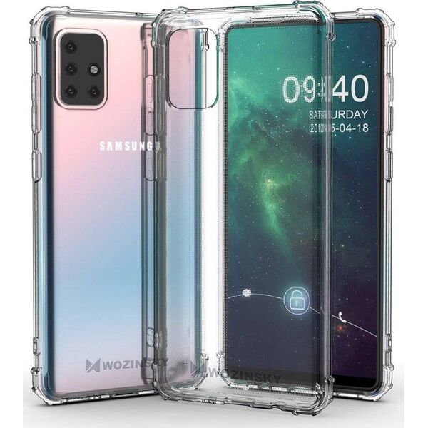 Wozinsky Wozinsky Anti Shock pancerne etui do Samsung Galaxy A72 4G przezroczysty