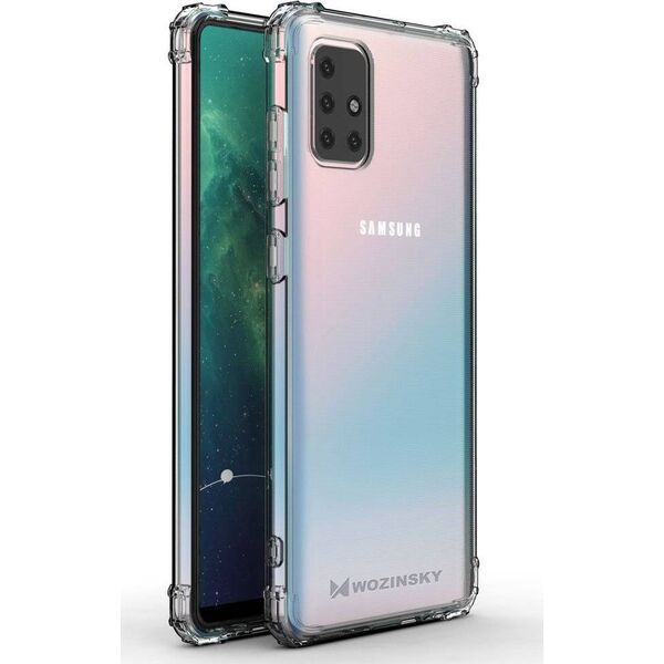 Wozinsky Wozinsky Anti Shock pancerne etui do Samsung Galaxy A72 4G przezroczysty