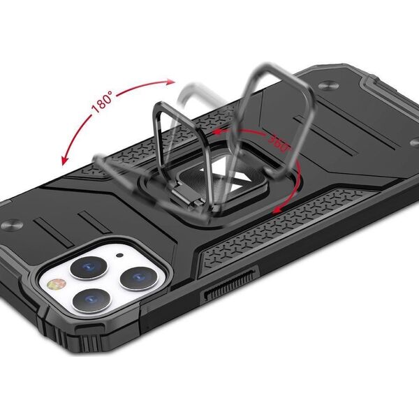 Wozinsky Wozinsky Ring Armor pancerne hybrydowe etui pokrowiec + magnetyczny uchwyt iPhone 13 mini niebieski