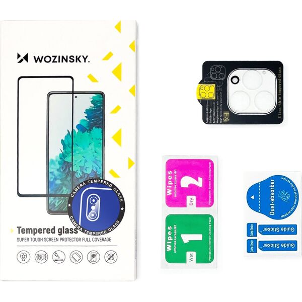 Wozinsky Wozinsky Full Camera Glass szkło hartowane do Google Pixel 7 Pro na aparat kamerę 9H