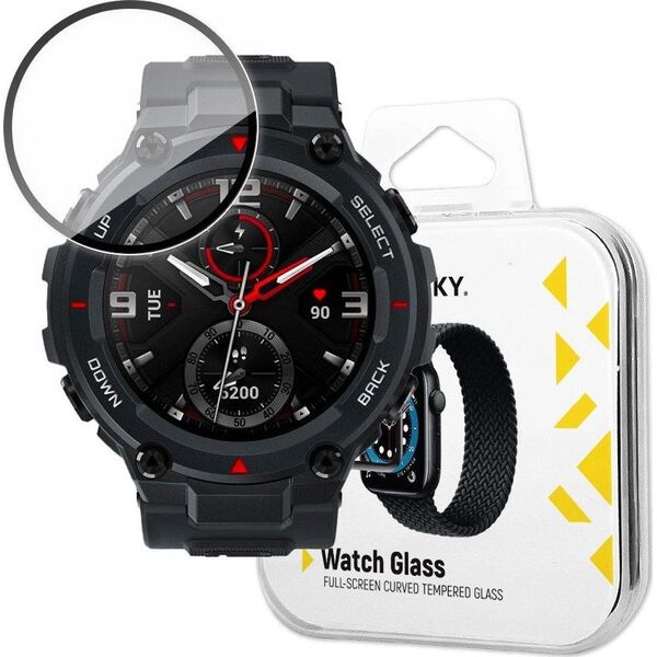 Wozinsky Wozinsky Watch Glass hybrydowe szkło do Xiaomi Amazfit T-Rex czarny