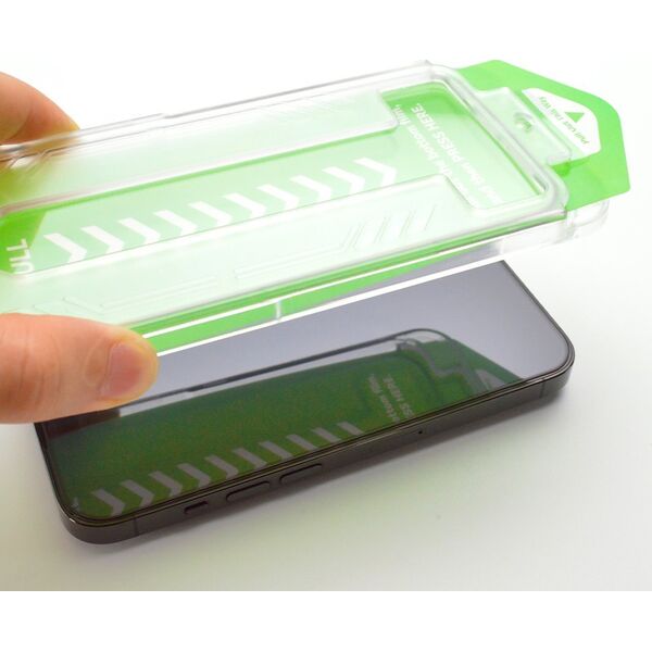 Wozinsky Szkło hartowane 9H z ramką montażową do iPhone 13 Wozinsky Premium Glass - czarne