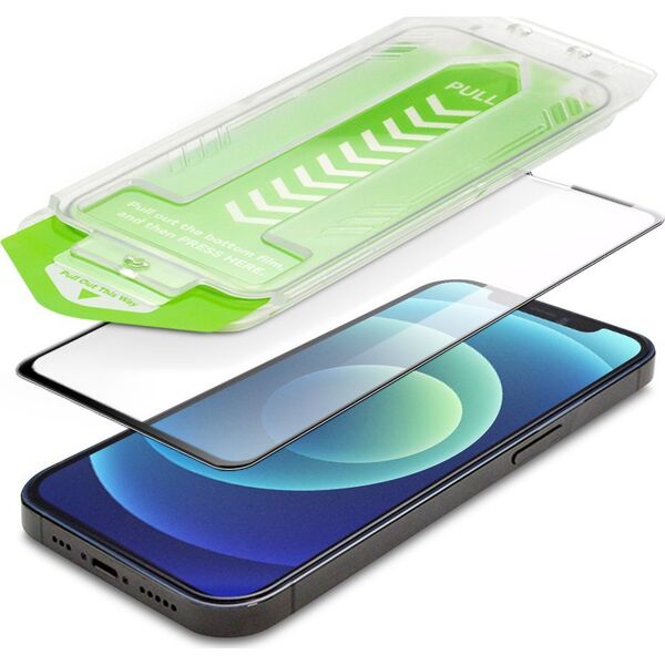 Wozinsky Szkło hartowane 9H z ramką montażową do iPhone 14 Wozinsky Premium Glass - czarne