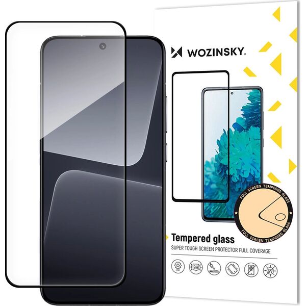 Wozinsky Szkło hartowane Wozinsky Full Glue z czarną ramką do Xiaomi 14