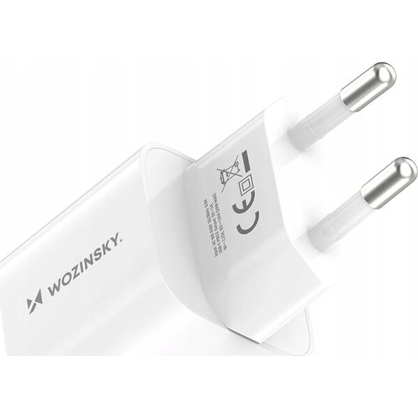 Ładowarka Wozinsky Ładowarka sieciowa Wozinsky CMWCS USB-C PD 20W - biała