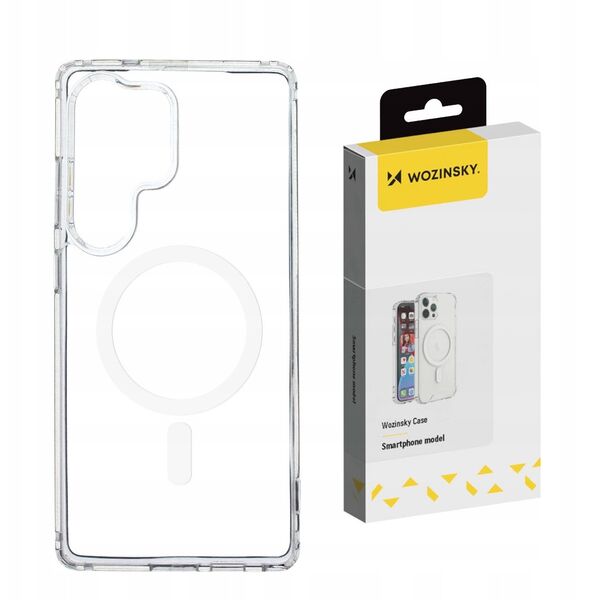 Etui Wozinsky Ultra Clear MagSafe do Samsung Galaxy S25 - przezroczyste
