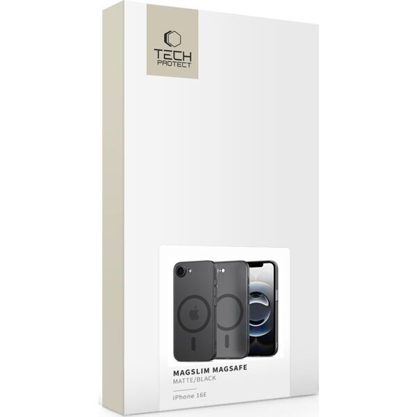 TECH-PROTECT MAGSLIM MAGSAFE IPHONE 16E MATTE/BLACK